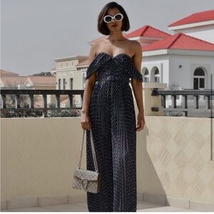 Self Portrait Polkadot Jumpsuit